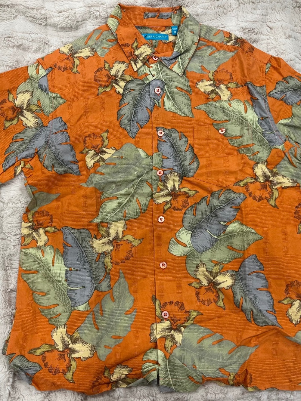 Tori Richard Mens Size M Aloha Shirt Breathable Lightweight